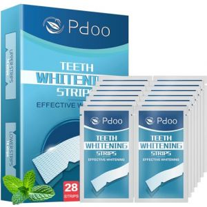 Bande Blanchiment Dentaire 28 Bandes - Blanchiment Dentaire sans Peroxyde - sans Sensibilit&eacute; &agrave; la Douleur - Whitening Strips Efficace, &Eacute;limine Taches Caf&eacute;/Th&eacute;/Vin, R&eacute;sultats Visibles Rapidement (Teeth White Hub FR, neuf)