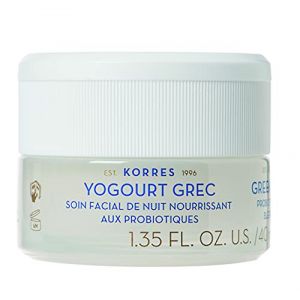 KORRES Crème Nuit Visage Yaourt Grec & Probiotiques pour Tous Types de Peaux/Même Sensibles 40 ml (A. Vogiatzopoulos & A. Koutsogeorga, neuf)