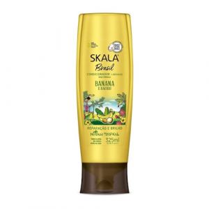 -SKALA EXPERT- APRÈS-SHAMPOING "Banana e Bacuri" - 325ml - 100% Vegan - Cheveux plus forts et plus brillants (Buyer-FR, neuf)