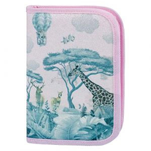 Baagl Trousse pour garçons et filles - Trousse d'écolier - Trousse pour papeterie - Trousse à crayons - Trousse d'écolier, Safari, Trousse à crayons (PRESCO GROUP A.S., neuf)