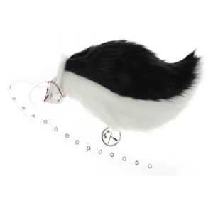 LXJLXD Serre-t&ecirc;te oreilles de chat avec queue remuante dynamique pour cosplay, bal masqu&eacute;, Halloween, cosplay, f&ecirc;te (queue de lapin) (JINGYIKEJIGS, neuf)