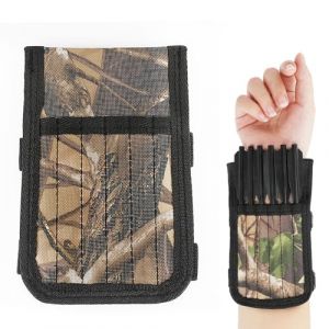 SHARROW Carquois de Tir &agrave; l'arc Mini Boulons d'arbal&egrave;te Tissu Oxford Camouflage Porte-fl&egrave;ches Carquois pour 12 fl&egrave;ches d'arbal&egrave;te (Camo) (AME Archery Shop, neuf)