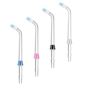 Flewdart 4pcs Embout De Rechange Jet Dentaire Haute Pression pour Waterpik, Embout Appareil Dentaire Compatibles Avec Waterpik ​​Water Flosser Wf02/03ec​​ ​​Wp-100/108/112/250ec​​ ​​Wp-450/462/560/ (ZIHANGEU, neuf)