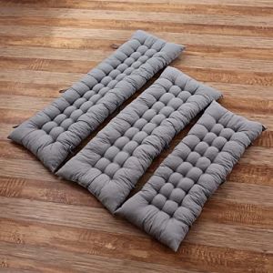 Coussin de banc de jardin 3 places pour meubles de patio extérieur, cuisine, banc de salle à manger ou siège de méridienne intérieur, 120 x 45 cm, coussin rectangulaire pour chaise longue ou (Monba, neuf)