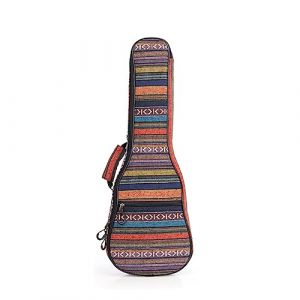 Surwin Ukulélé 21/23/26 Pouces, Housse pour Ukulélé Etui Ukulélé Sac Ukulélé Rembourré avec Sangle Réglable pour Soprano/Concert (21 Pouces,Bohemia 2) (Yiwin, neuf)