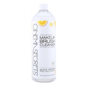 Cinema Secrets Solution nettoyante originale pour pinceaux de maquillage – Nettoyant professionnel pour pinceaux de maquillage – Séchage rapide, formule sans rinçage – Élimine le maquillage tenace et (Fast Media Ships From USA, neuf)