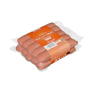Lot de 2 saucisses cuites au poulet et à la dinde au goût fumé 2 paquets x 200 g (Good4 you, neuf)