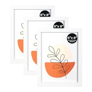 KAIWIN Lot de 3 Cadres Photo 15x20 cm, Cadre Blanc 15x20 cm, pour Photos, Images, Affiches, Puzzle (CS Ecommerce EU, neuf)