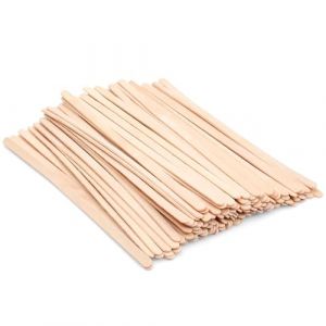 ANTETOK Bâtonnets en Bois, Touillette Café, 7,5 Pouces 190 mm, 1.5mm Epaisseur, Agitateurs à Boisson Chaude et Froide(100 pieces) (great-value store, neuf)