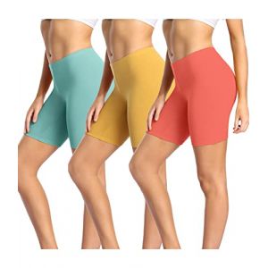 wirarpa Panty Coton Cycliste Short Femme Long Culottes Boxer Shorty Legging Boxer Caleçon Grande Lot de 3, Multicolor, Taille L (FR-DeKai, neuf)