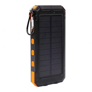 Chargeur solaire 20 000 mAh &ndash; Charge rapide, lampe de poche et &eacute;tanche | Chargeur de t&eacute;l&eacute;phone solaire portable pour le camping, les urgences en plein air, les voyages et la maison (cratilent, neuf)
