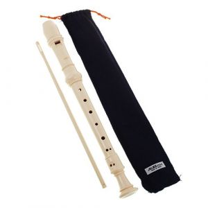 FLAUTA DULCE SOPRANO - Aulos (303A) Barroca (Plastico) 3 Piezas (Color Marfil) (MEGA MUSIC S.L., neuf)