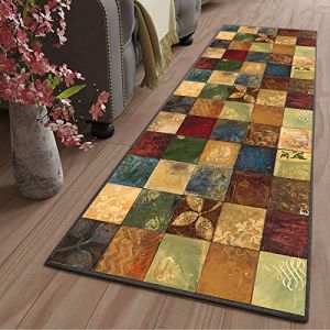 Tapis de Cuisine Devant evier Lavable antiderapant Long Moderne Design Traditionnel Tapis Couloir Long pour Cuisine Couloir Passage Chambre, 90x200cm Color14 (Fortis Department Store, neuf)