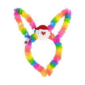 Serre-tête lumineux en forme de cerceau en peluche pour fête, cosplay, accessoire de costume unisexe (XCengzy, neuf)