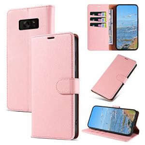 KKEIKO Coque pour Galaxy S7, Antichoc Magnetique Étui à Rabat avec Porte Cartes, Portefeuille Housse en Cuir PU pour Samsung Galaxy S7, Rose (KKEIKO, neuf)