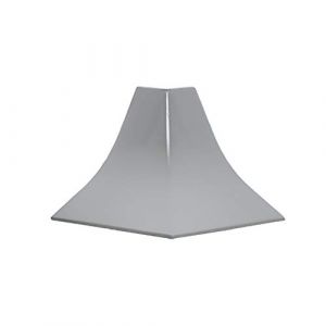 DQ-PP Profilé d'angle extérieur - Aluminium - 23 x 23 mm - Barre de cuisine, plan de travail, plinthe de finition murale - Barre de table (dq-pp, neuf)