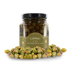 Câpres à l'Huile d'Olive Extra Vierge 100g (Il Tomolo, neuf)