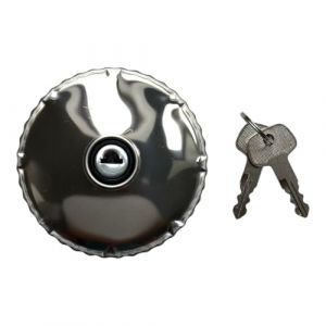 MelTruck Bouchon de réservoir en métal Ø 60 mm avec 2 clés Bouchon de réservoir pour tracteur, pelleteuse, camion (Melbox_shop, neuf)
