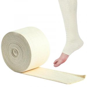 Bandage tubulaire &eacute;lastique Bandage de Pansement en Filet r&eacute;utilisable Coton Tubulaire Rouleau de bandage, Lavable, Respirant (8.75cm&times;5m/3.44in&times;5.47yds) (Household goods suppliers, neuf)