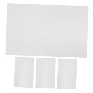 Didiseaon Lot De 4 Feuilles De Miroir Flexibles Autocollantes Pour L'Artisanat Papier Miroir Non En Verre Découpable Feuille De Miroir Réfléchissante À Décoller Et À Coller Pour Le (Merkowski, neuf)