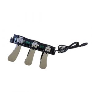 F Fityle 3 accessoires pour instruments &agrave; p&eacute;dales, remplacement direct, installation facile, p&eacute;dale de sustain souple et sostenuto antid&eacute;rapante pour claviers (Homegarden FR, neuf)
