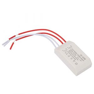 Transformateur électronique, tasses de lampe halogène G4 Perles de lampe Transformateur électronique 220V à AC 12V Convertisseur de tension 20-60W Pilote d'alimentation intelligent (Sharainny, neuf)