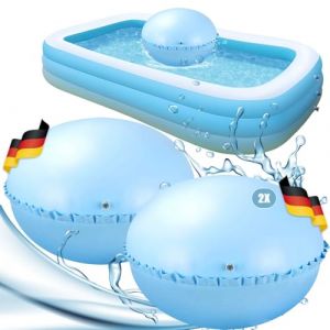 Abnaok 2 pi&egrave;ces Coussin de piscine d'hiver XXL rond, 120x120 cm Coussin d'air pour piscine avec 2 pcs de cordes de 15 m, confort et durabilit&eacute; Coussin d'air pour piscine d'hiver, coussin d'hiver pour (juyuan-1, neuf)