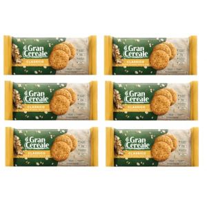 Mulino Bianco Gran Cereale Classico Lot de 6 biscuits à grains de céréales 500 g (Italiaen Gourmet UK Ltd, neuf)