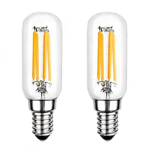 Akynite Ampoule LED pour Hotte de Cuisine T25 E14 4W Blanc Froid 6000K, 400LM, &Eacute;quivalent Lampe de Hotte 40W E14, Ampoule Filament Tubulaire LED pour Hotte Aspirante, non-dimmable, lot de 2 (Akynite FR, neuf)