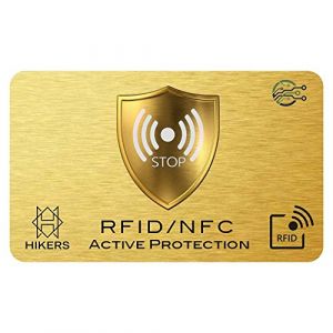 3 Cartes Anti RFID/NFC Protection Carte bancaire sans Contact, Fini Les &eacute;tuis et Pochettes, Le Portefeuille est enti&egrave;rement prot&eacute;g&eacute;, Carte de cr&eacute;dit, Cartes Bleues, Passeport. Blocage RFID (88-Flex, neuf)