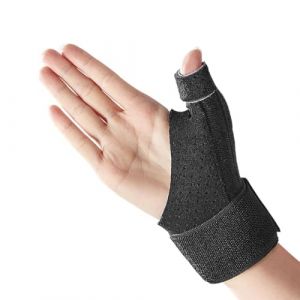 1 Paire Attelle Pouce, Gants de Soutien du Pouce Respirants avec Coussinets en Gel, Orthèse Respirante Pouce, Support de Poignet pour Soulager les Douleur de Articulaire du Pouce et du Poignet (LIN  YAMEIZI UK SHOP, neuf)