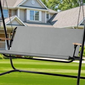 AOOWU Housse de Siège de Balancelle, 148*50*50CM Housse de Siège de Jardin pour Balançoire de Jardin, Housse de Chaise de Jardin Couvre-siège Swing en tissu Oxford 600D, pour Balancelle 2 et 3 Places (Aixhe, neuf)