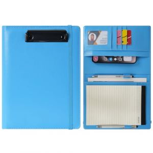 Wonderpool Porte Formulaires Documents Conf&eacute;rencier Portfolio Porte Bloc Range Documents, Trieur Organiseur Portfolio Planchettes Porte-formulaires pour Bureau Voyage &eacute;cole (Bleu ciel, A5) (Wonderpool eu, neuf)