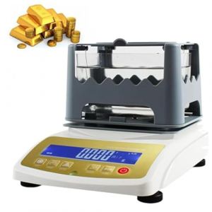 Machine de Test de Puret&eacute; de l'or Moubhjd, Analyseur M&eacute;tallique pour Or, Argent, Palladium et Platine, Densim&egrave;tre Pr&eacute;cis, Id&eacute;al pour Le Contr&ocirc;le des Bijoux (Pr&eacute;cision de Densit&eacute; : 0.001g/cm&sup3;) (Xufeng storey, neuf)
