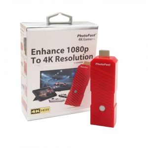 Mcbazel PhotoFast 4K Gamer+ Enhance 1080p à 4R Résolution Adaptateur Switch Console Processeur Vidéo pour NS Switch/Switch OLED/PS4/Wii U/Chromecast (TransChased, neuf)