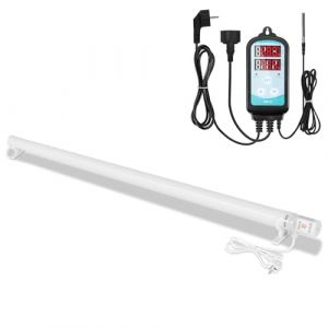 Sonnewelt Chauffage de serre 240W avec thermostat ，serre Chauffage électrique pour serres avec fonction minuterie, horaire et cycle,Idéal pour les armoires et les serres (BUINAREA, neuf)