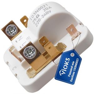 VIOKS Relais de d&eacute;marreur de remplacement pour Danfoss 103N0021 Bosch 00151055 Relais de d&eacute;marrage AMP 4,8 mm pour compresseur de r&eacute;frig&eacute;rateur - Relais pour compresseur, r&eacute;frig&eacute;rateur, r&eacute;frig&eacute;rateur (vioks-de, neuf)