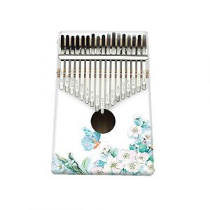 Hearda Kalimba 17 clés Instrument de Musique, Portable Pouce Piano Africain Marimba Kalimba Cadeau Kit avec Accordeur pour Enfants Débutant Amateurs de Musique Adultes (Papillon) (Hearda, neuf)