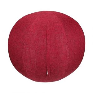 Ronyme Housse de Balle de Yoga Housse de Balle d'exercice avec poignées de Transport Pratiques Housse de balles assises Pliables durables Accessoires de, Rouge 65cm (praskueu, neuf)