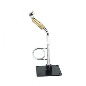 BRIUERG ÉTau Portatif de Fixation de Mouche avec Rotative C-Clamp Kit de MatéRiel de PêChe en Alliage de Voyage MatéRiel de PêChe à la Mouche Outil de Reliure de Crochet (TYbstdianzi, neuf)