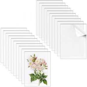 XSHAO® 20 Pièces 150 x 100 x 1mm Plaque Plexiglas Transparent, Plaque Acrylique Transparente Plexiglass 1mm pour Remplacement du Verre du Cadre Photo/DIY Projets/Peintures (XSHAO, neuf)