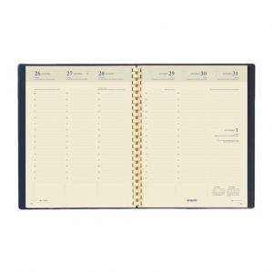 Brepols Timing Agenda Semainier 2025 - Format : 17x22cm - Couverture Noir ou Marine (Maxiburo, neuf)