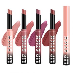 Syengery Rouge À Lèvres Matte Pour Femmes - Brillant à Lèvres Léger et Hydratant - Hydratation 4X, Léger et Résistant à l'Eau pour Soirées, Événements Festifs en Extérieur, Mariages, Tenue (paodera, neuf)
