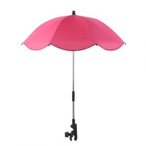 Parasol Poussette Bébé Universelle, Ombrelle Poussette Universelle Anti UV, Parasol Poussette Bébé Universelle, Parapluie Poussette, Ombrelle Poussette Bébé Confort pour Extérieur Plage Jardin (huouhusw, neuf)