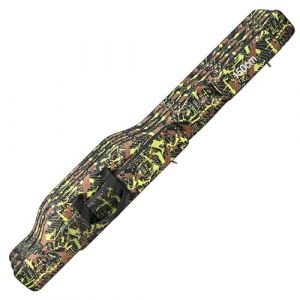 Starnearby Sac de Canne &agrave; P&ecirc;che avec Sangle R&eacute;glable, Fourreau de Canne &agrave; P&ecirc;che Portable, Housse pour Cannes &agrave; P&ecirc;che Etanche, Sac de Transport Canne &agrave; P&ecirc;che, Sac de Mat&eacute;riel de P&ecirc;che Multifonction (Pasercvxzoreso, neuf)