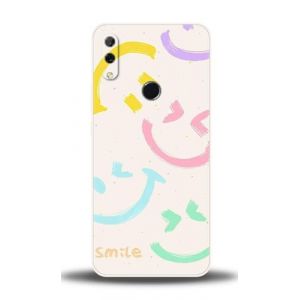 WUACYEAMING Compatible avec Coque Huawei P Smart Z avec Protection de l'appareil Photo Coque en Silicone Liquide R&eacute;sistant aux Rayures Antid&eacute;rapant Antichoc Fine en TPU-Sourire (WUACYEAMING, neuf)