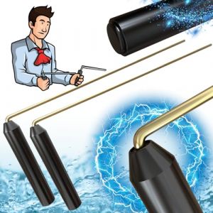 Baguettes de Sourcier Professionnelles Mod&egrave;le PRESTIGE - Baguette de Radiesth&eacute;sie Ultra R&eacute;sistantes, Tiges en Laiton &ndash; Marque Fran&ccedil;aise [Garantie A Vie] (Majestic's Boutique, neuf)