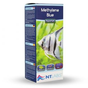 NT Labs Bleu de m&eacute;thyl&egrave;ne pour poissons, m&eacute;dicaments d'aquarium, traite les infections parasitaires bact&eacute;riennes/fongiques et externes des poissons/frites et des &oelig;ufs, convient pour les aquariums (SimsSupply, neuf)