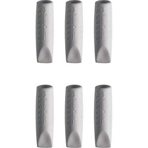 Faber-Castell Grip Lot de 6 capuchons de gomme, gris (Pegas-Store, neuf)