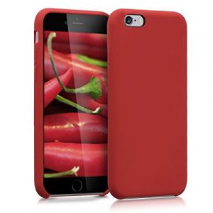 kwmobile Housse Compatible avec Apple iPhone 6 / 6S Coque - Housse de t&eacute;l&eacute;phone Protection Souple en TPU Silicone - Rouge fonc&eacute; (SX-Commerce, neuf)
